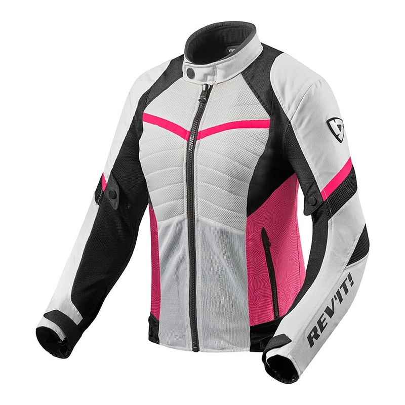 Damska kurtka motocyklowa Revit Arc Air white and pink outlet wyprzedaż