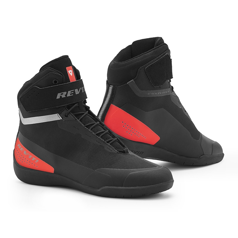 Buty motocyklowe Revit Mission czarno-fluo czerwone wyprzedaż