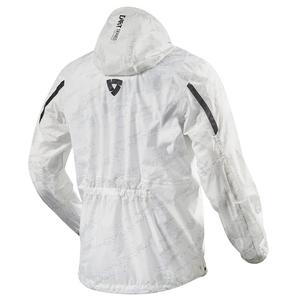 Revit Rain Smock Barrier Motorcycle Rain Jacket White