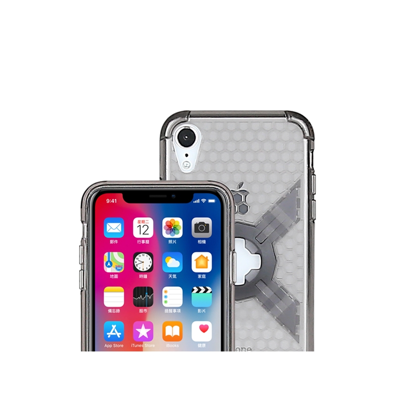 Pokrowiec na telefon z uchwytem CUBE X-Guard do Apple iPhone 11/XR szary outlet wyprzedaż