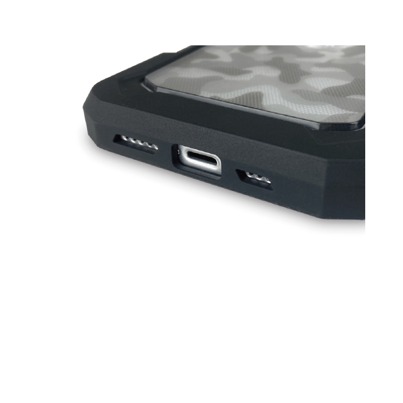 Pokrowiec na telefon z uchwytem CUBE X-Guard do Apple iPhone 12 Mini camo outlet wyprzedaż