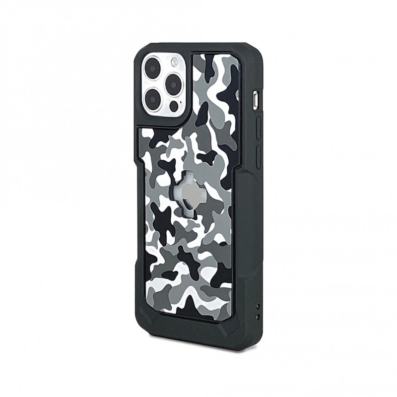 Pokrowiec na telefon z uchwytem CUBE X-Guard do Apple iPhone 12/12 Pro camo wyprzedaż