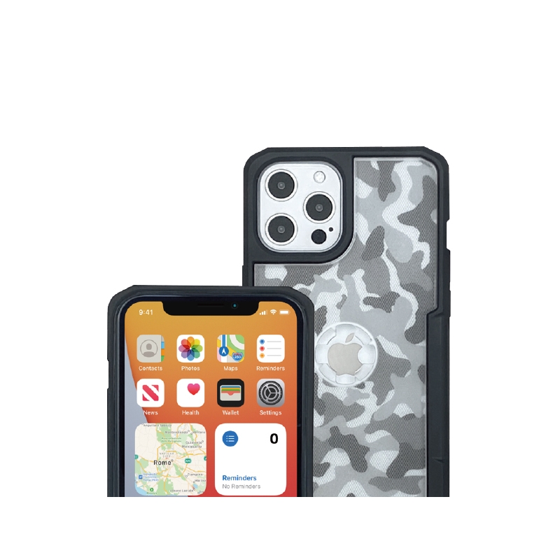 Pokrowiec na telefon z uchwytem CUBE X-Guard do Apple iPhone 12/12 Pro Max camo wyprzedaż