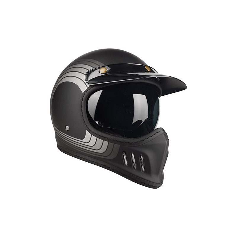 Motocrossowy kask Lazer Cross TT Line czarno-szary wyprzedaż