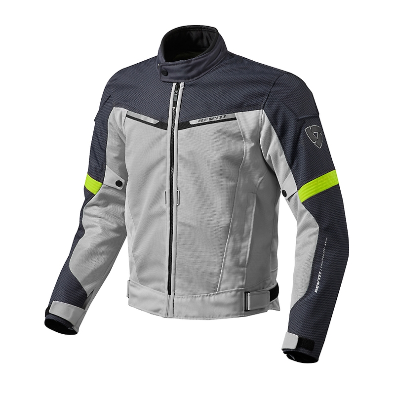 Wyprzedaż kurtki moto Revit Airwave 2 silver-fluo yellow wyprzedaż