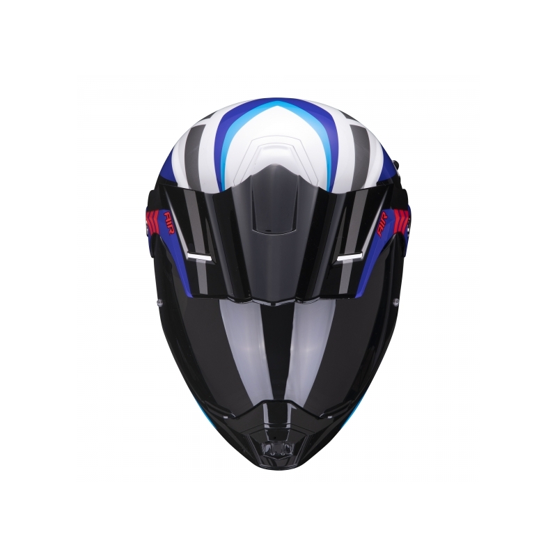 Kask enduro z klapką Scorpion ADX-1 Lontano blue-white