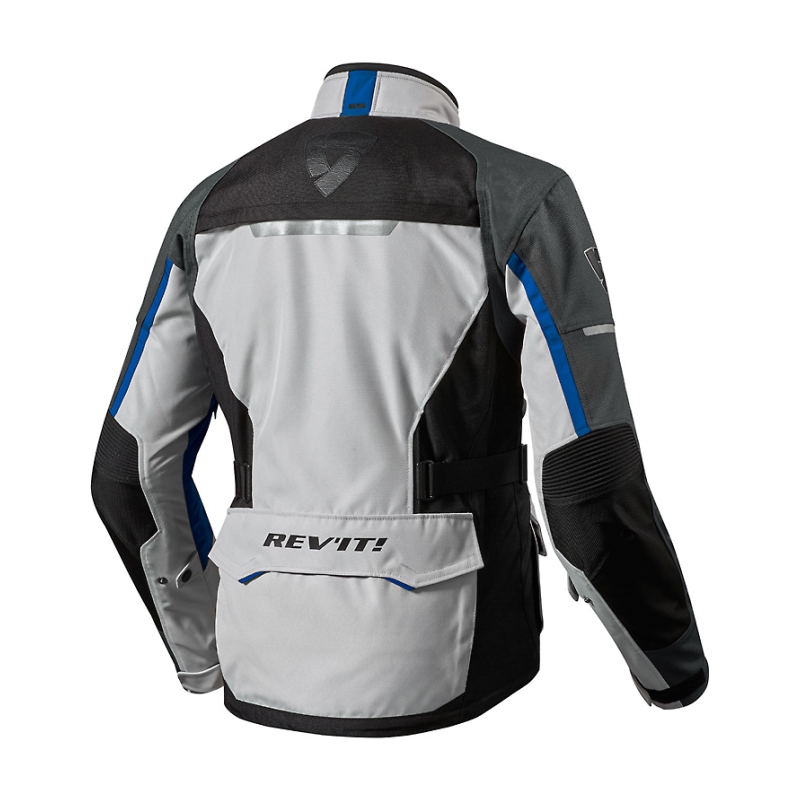 Kurtka motocyklowa Revit Outback 2 srebrno-niebieska wyprzedaż