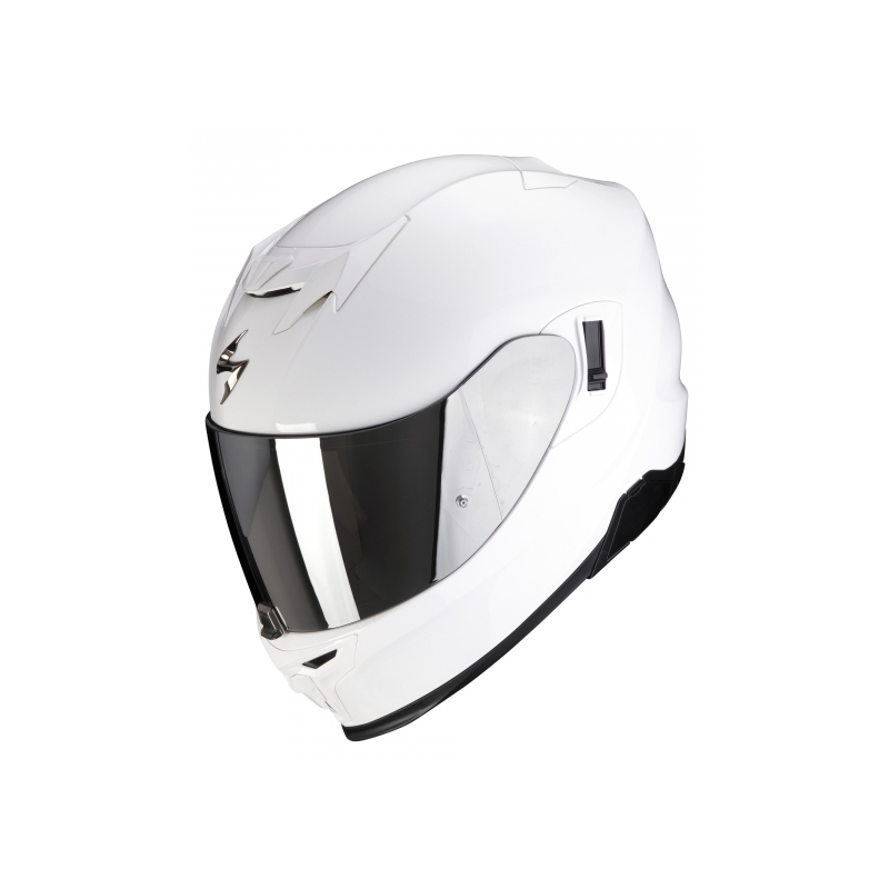 Integralny kask motocyklowy Scorpion EXO-520 AIR Solid biały