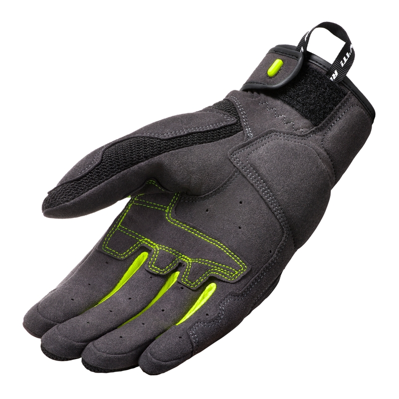Rękawice motocyklowe Revit Volcano czarno-fluo żółte wyprzedaż