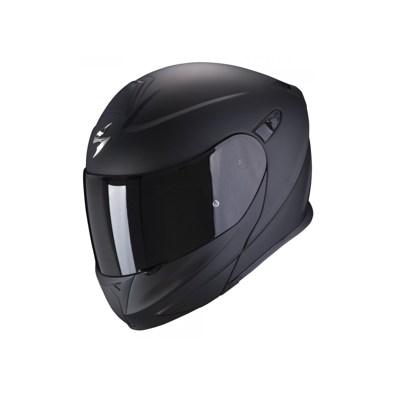 Szczękowy kask motocyklowy Scorpion EXO-920 Evo Solid czarny matowy
