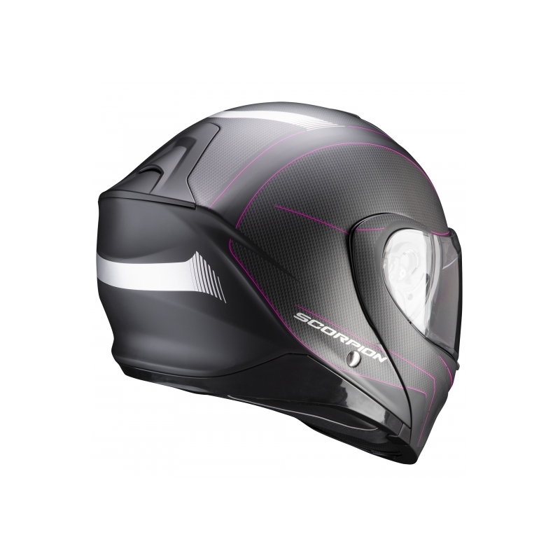 Szczękowy kask motocyklowy Scorpion EXO-930 Cielo czarno-różowy