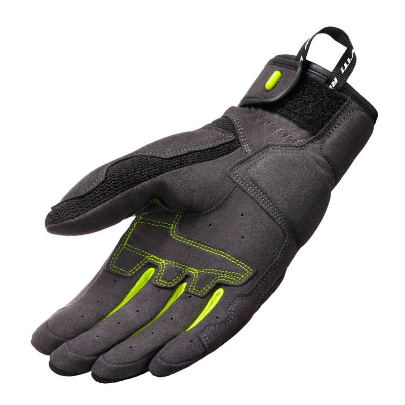 Damskie rękawice motocyklowe Revit Volcano czarno-fluo żółte wyprzedaż