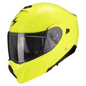 Szczękowy kask motocyklowy Scorpion EXO-930 Solid fluo żółty