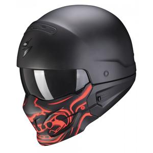 Kask motocyklowy Scorpion EXO-COMBAT EVO Samurai czarno-czerwony