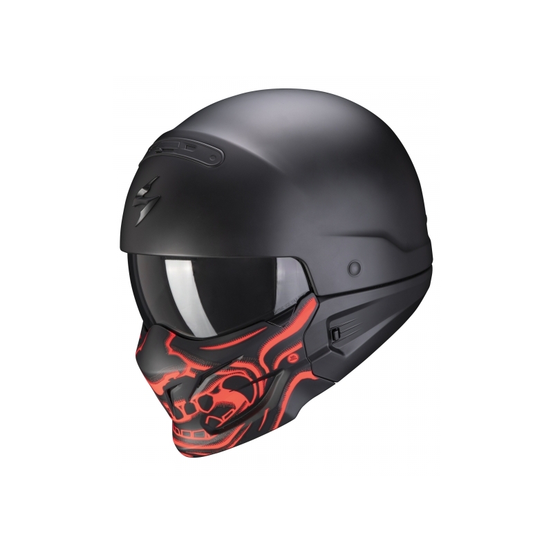 Kask motocyklowy Scorpion EXO-COMBAT EVO Samurai czarno-czerwony