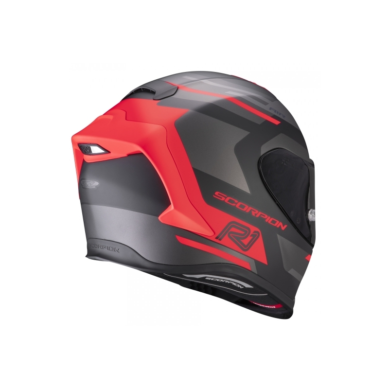 Kask integralny Scorpion EXO-R1 Air Orbis czarno-czerwony