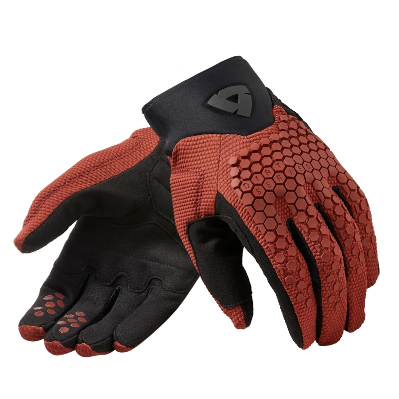Rękawice motocyklowe Revit Massif burgundy czerwone