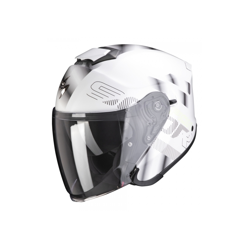 Kask otwarty Scorpion EXO-S1 Gravity pearl white-silver wyprzedaż