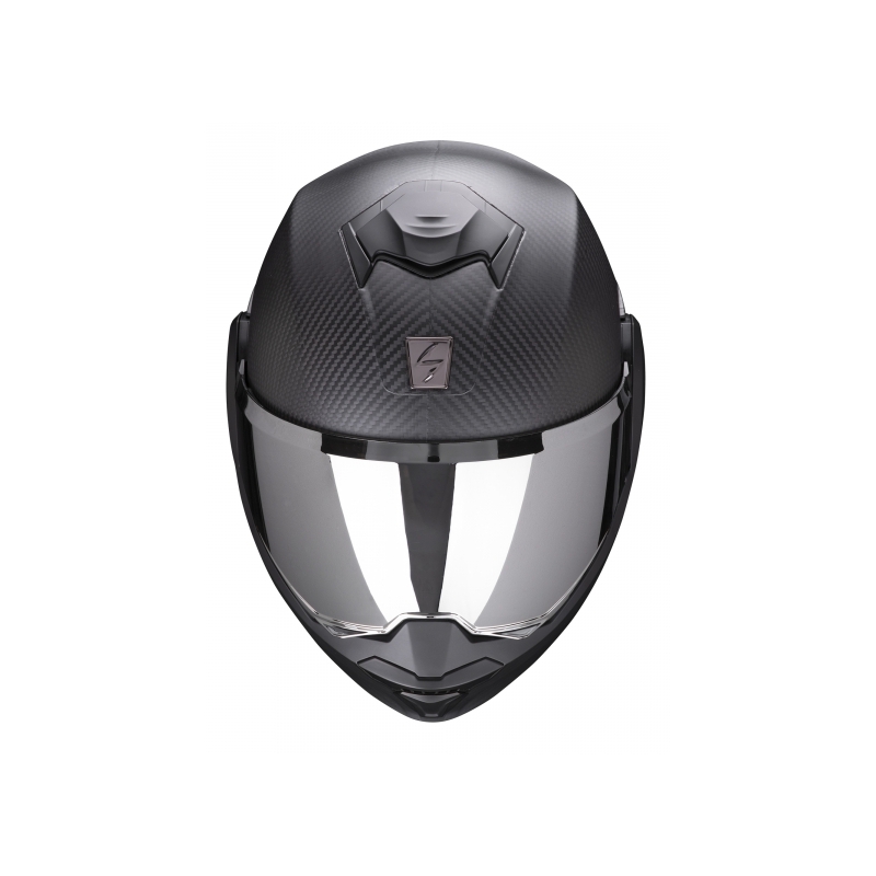Kask z podnoszoną szczęką Scorpion EXO-TECH Carbon czarny matowy