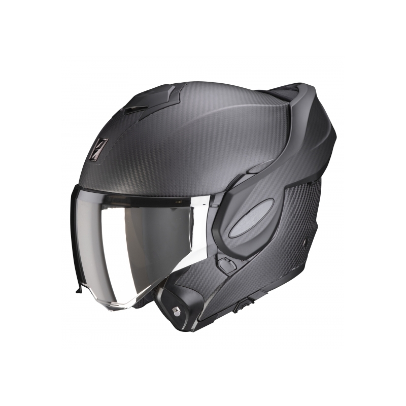 Kask z podnoszoną szczęką Scorpion EXO-TECH Carbon czarny matowy