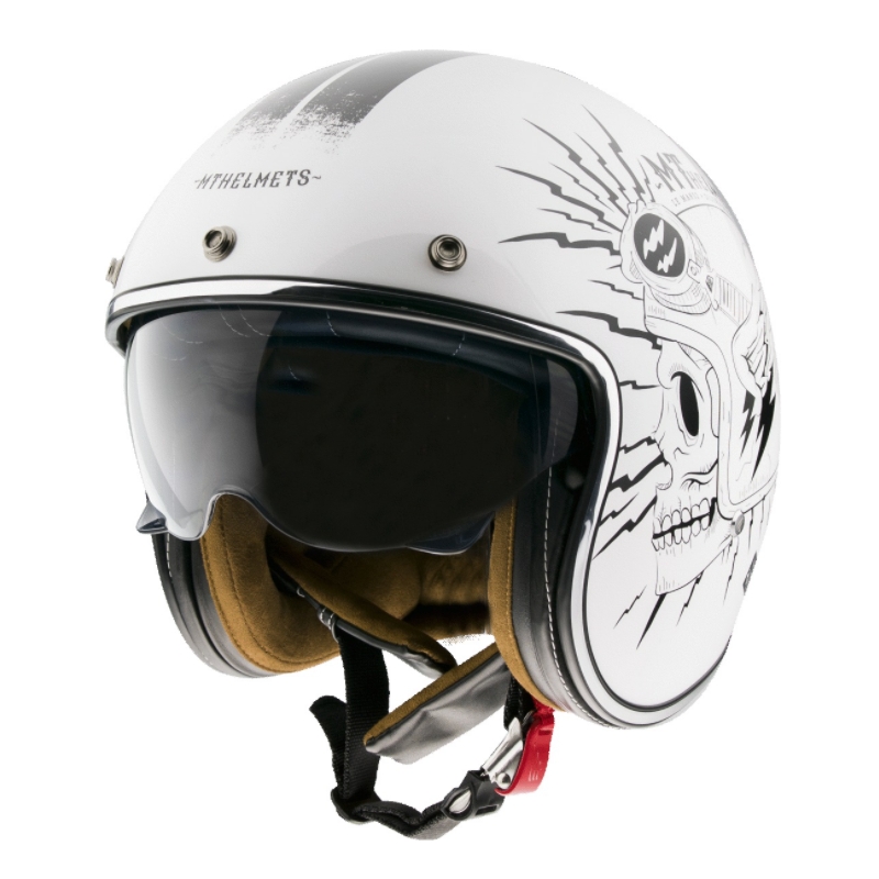 MT LeMans 2 SV Diler Biały otwarty kask motocyklowy