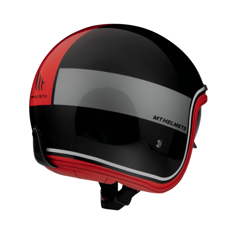 Kask otwarty MT LeMans 2 SV Tant black-red-gray wyprzedaż