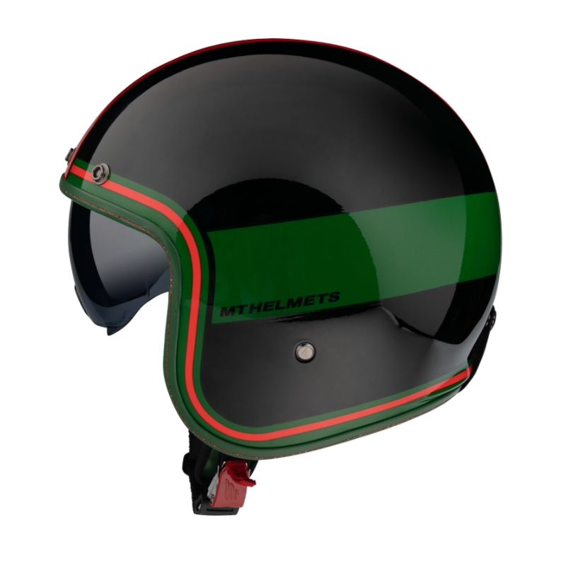 Kask otwarty MT LeMans 2 SV Tant black-red-green