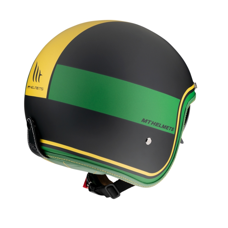 Kask otwarty MT LeMans 2 SV Tant czarno-żółto-zielony