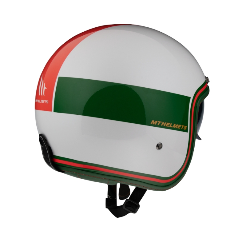 Kask otwarty MT LeMans 2 SV Tant biało-zielono-czerwony