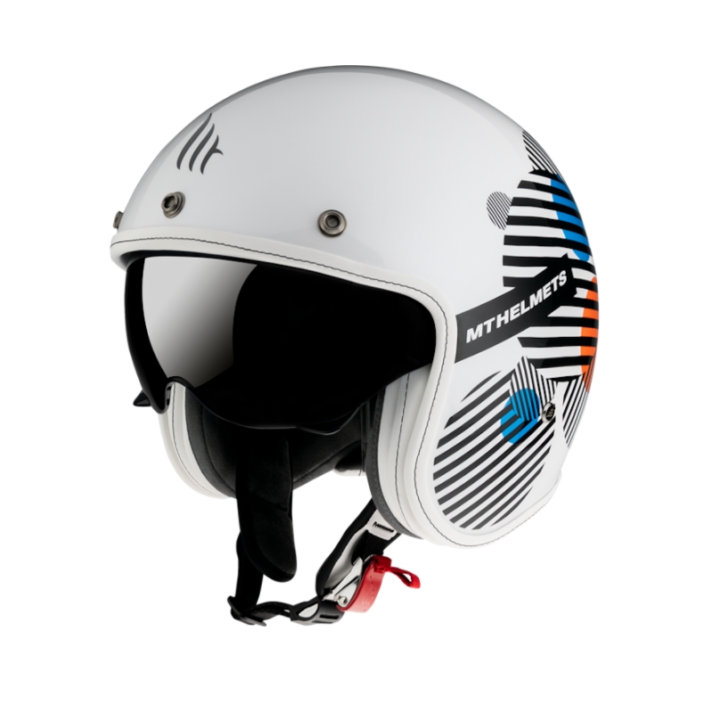 Kask otwarty MT LeMans 2 SV Zero white outlet wyprzedaż