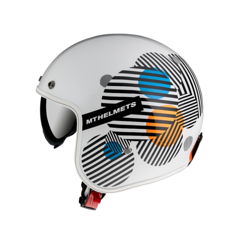 Kask otwarty MT LeMans 2 SV Zero white outlet wyprzedaż
