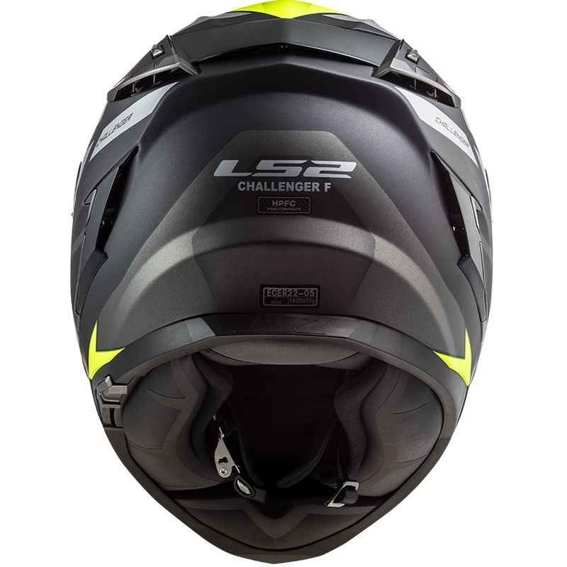 Integralny kask motocyklowy LS2 FF327 Challenger Allert black-grey-fluo yellow