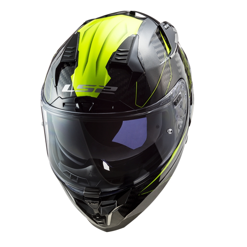 Integralny kask motocyklowy LS2 FF327 Challenger CT2 Fold black-fluo yellow