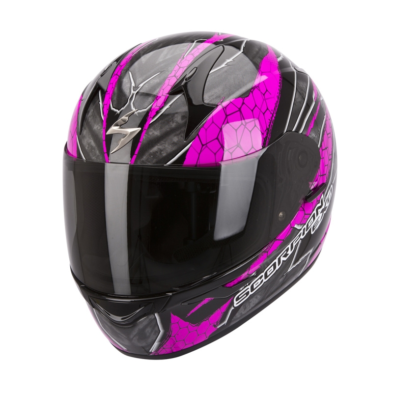 Moto integralny kask Scorpion EXO-410 Rad czarno-różowy