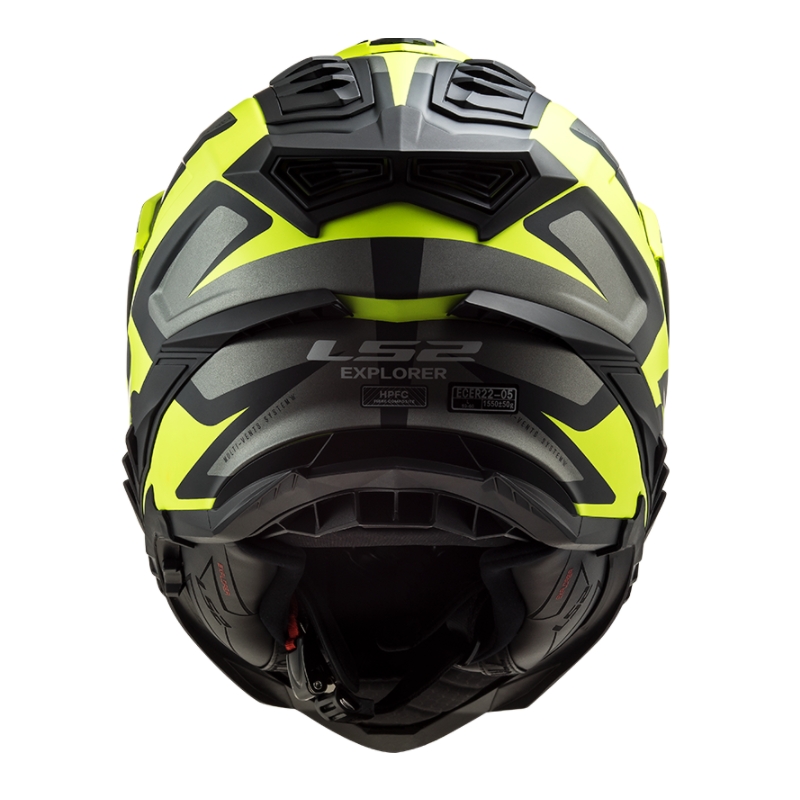 Kask Enduro LS2 MX701 Explorer Alter czarny-szary-fluo żółty