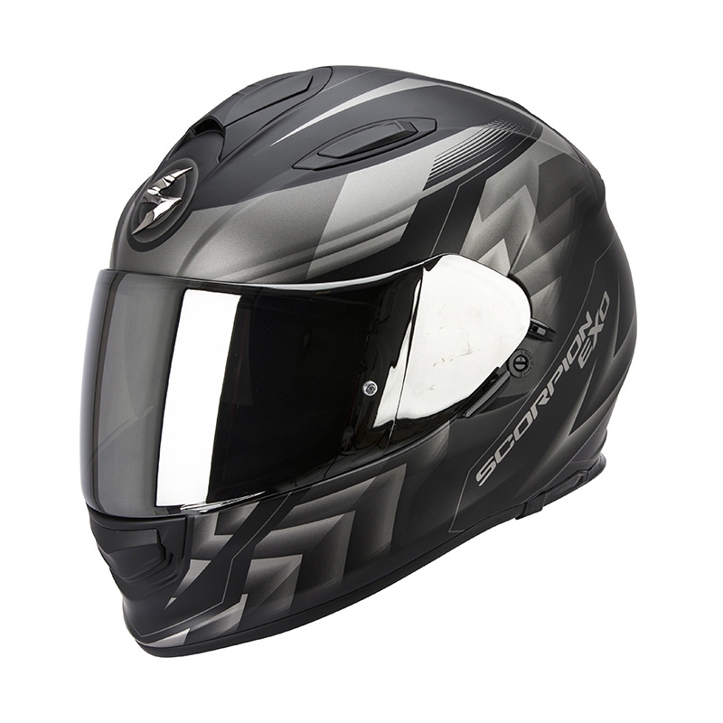 Moto integralny kask Scorpion EXO-510 Air Scale czarno-srebrny wyprzedaż
