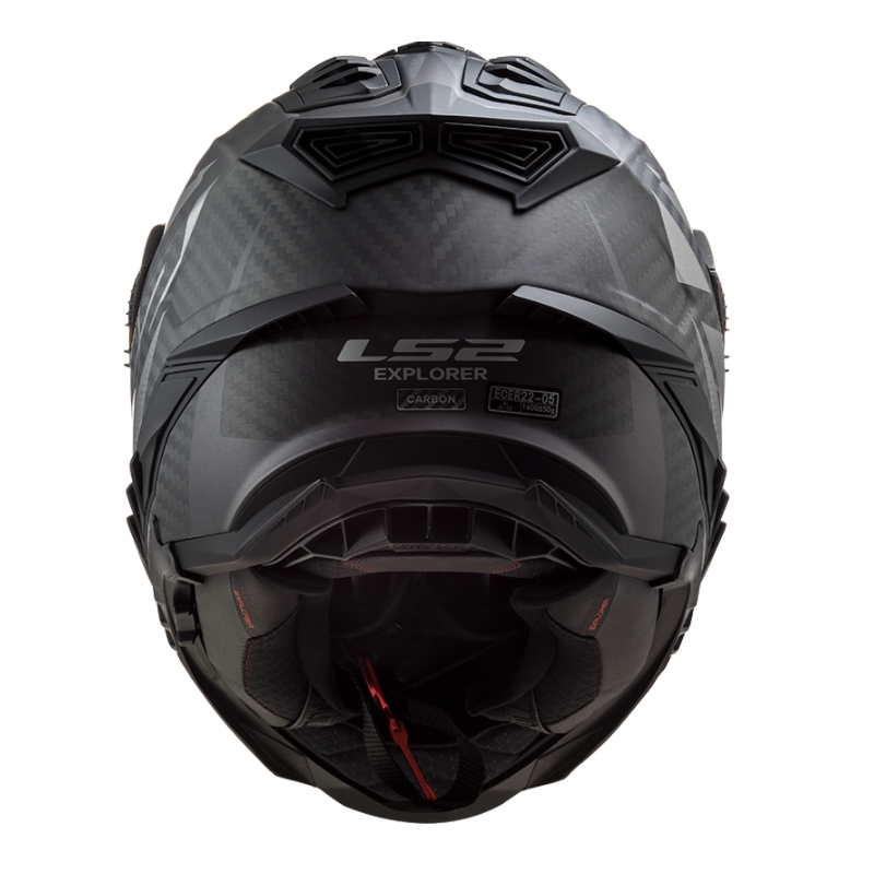 Kask Enduro LS2 MX701 Explorer C Focus czarno-szary-fluo żółty