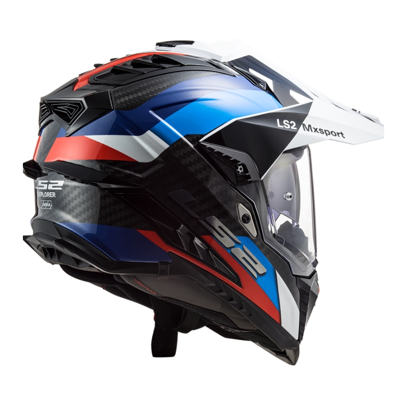 Kask Enduro LS2 MX701 Explorer C Frontier black-blue-white