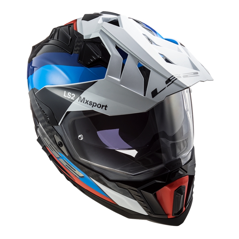 Kask Enduro LS2 MX701 Explorer C Frontier black-blue-white