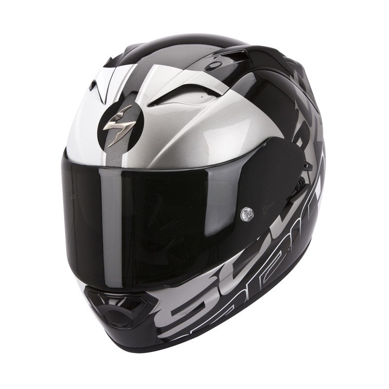 Moto integralny kask Scorpion EXO-1200 Quarterback czarno-srebrny