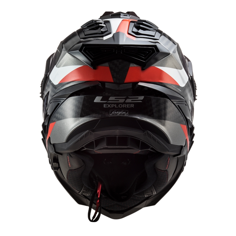 Kask Enduro LS2 MX701 Explorer C Frontier black-red-white