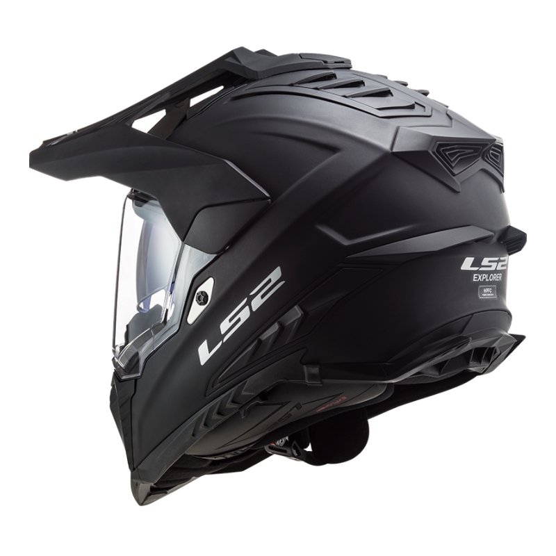 Kask Enduro LS2 MX701 Explorer Solid Black