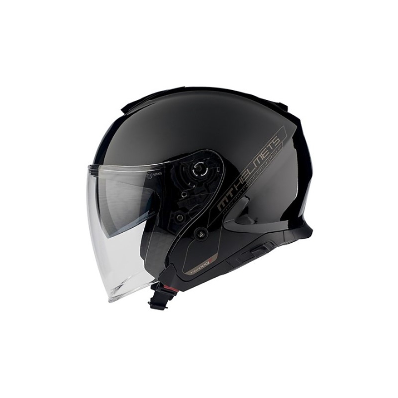 Otwarty kask motocyklowy MT Thunder 3 SV Solid czarny - II. jakość