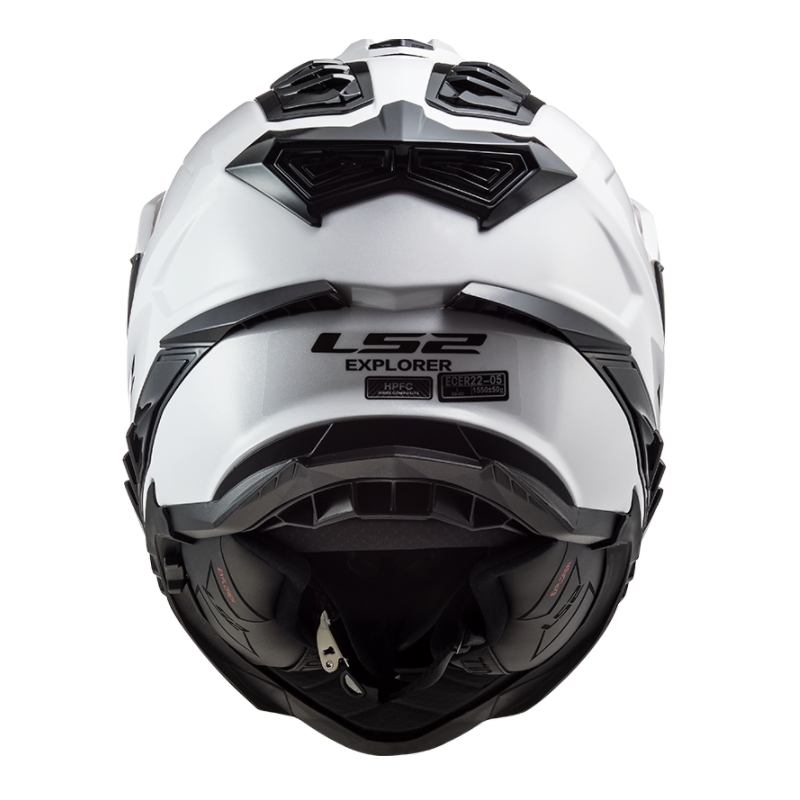 Kask Enduro LS2 MX701 Explorer Solid White