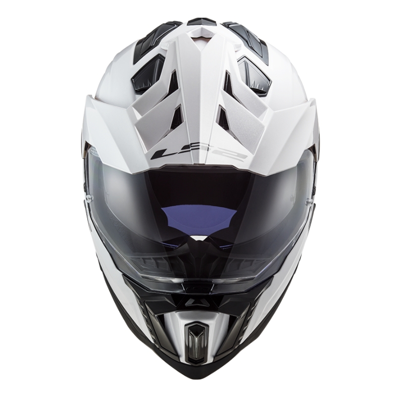Kask Enduro LS2 MX701 Explorer Solid White