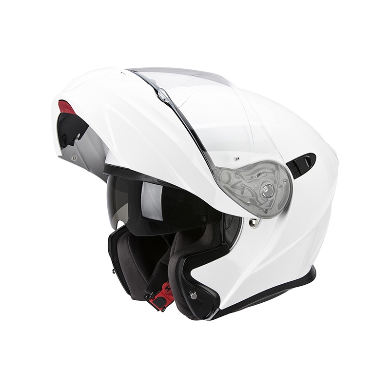 Szczękowy kask motocyklowy Scorpion EXO-920 biały