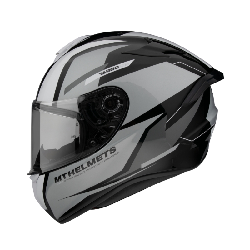 Integralny kask motocyklowy MT FF106 Pro Targo Pro Sound czarno-biało-szary wyprzedaż