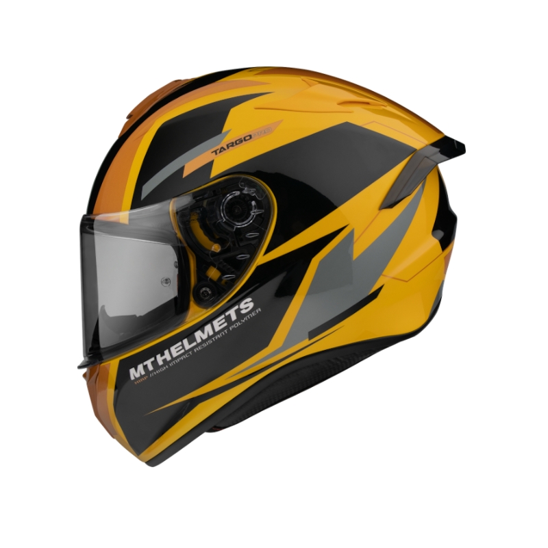 Integralny kask motocyklowy MT FF106 Pro Targo Pro Sound pomarańczowo-czarno-szary
