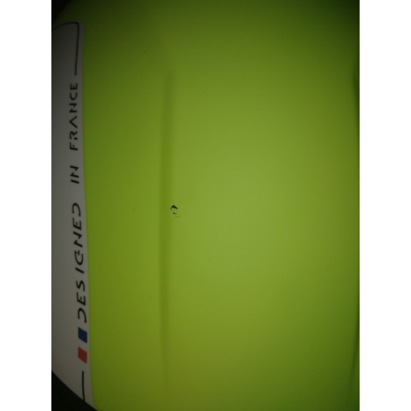 Integralny kask motocyklowy NOX N301 Cut czarno-biało-fluo żółty  - II. jakość wyprzedaż