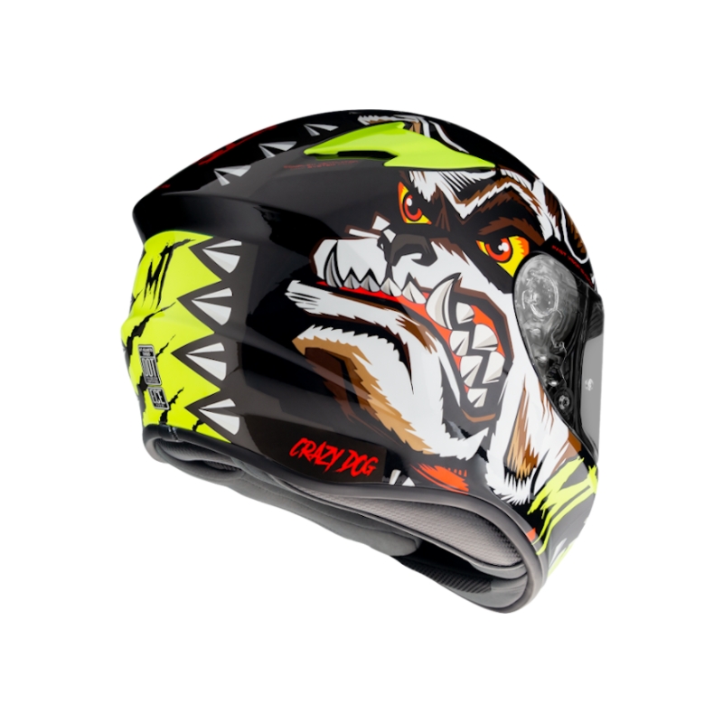 Integralny kask motocyklowy MT Targo Crazy Dog czarny